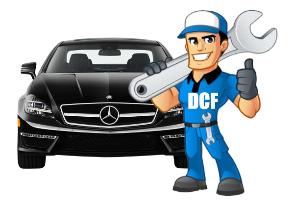 Car repair illustration